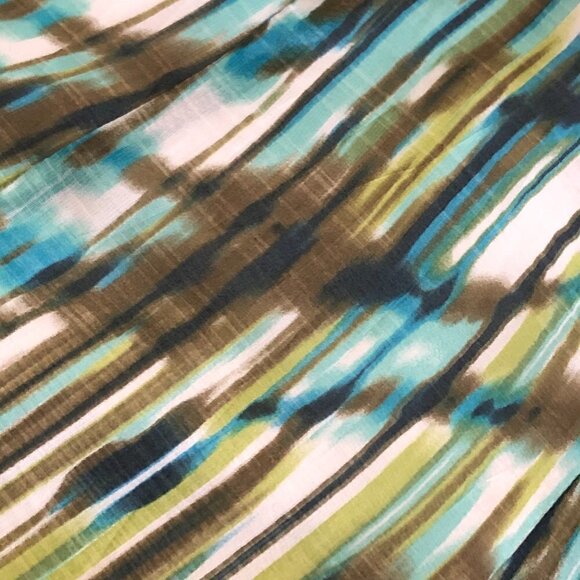 NIC & ZOE Watercolor Silk Blend Midi Skirt - Picture 8 of 10